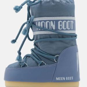 Moon Boot Icon Nylon Kids – Elephant Grey