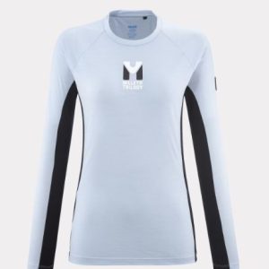 Millet Trilo Wool LS W – Iceberg/Black