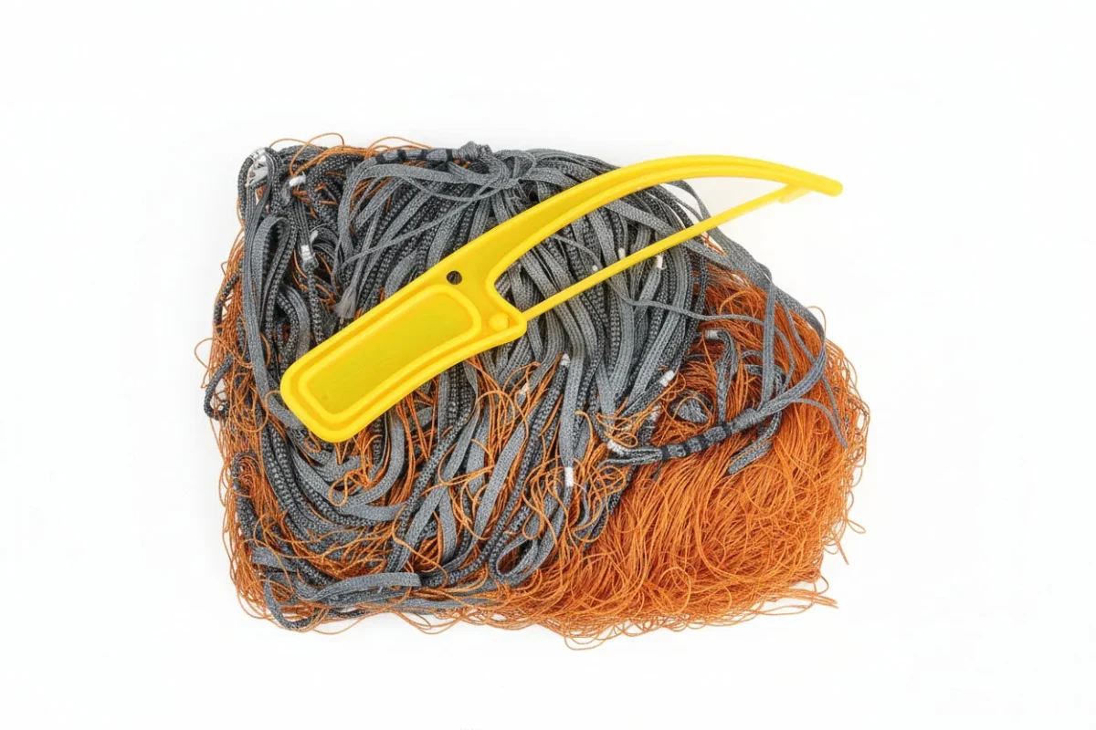 Krabbegarn - Nylon nr 3 Oransje 50x0,8 meter 90 mm - Image 4