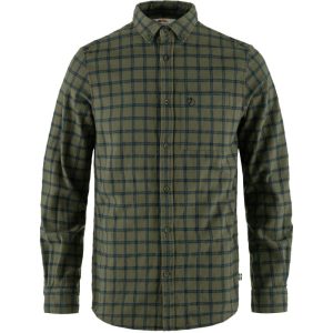 Fjällräven ÖVik Flannel Shirt Herre Laurel Grønn