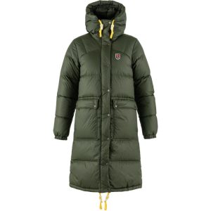 Fjällräven Expedition Long Down Parka Dame Grønn