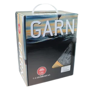 Garn flettet 63mm/1,5x4 27mx35msk. Grå