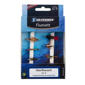 Sølvkroken | Fluesett oterfluer